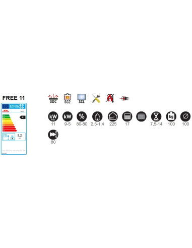 ESTUFA PELLET BRONPI FREE 11 - SIN...