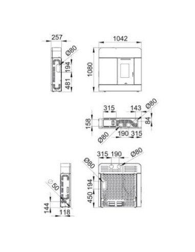 ESTUFA PELLET BRONPI EXTRAPLANA DORA... ESTUFA PELLET BRONPI EXTRAPLANA DORA...