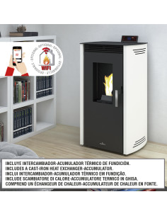ESTUFA PELLET BRONPI NOA 12kw