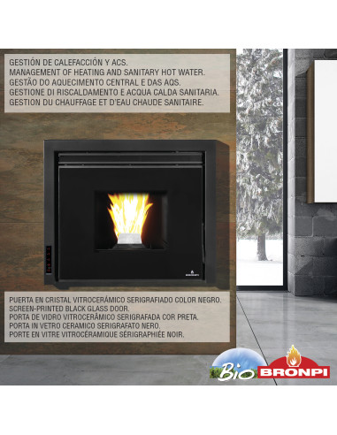 HIDROESTUFA INSERTABLE PELLET BRONPI... HIDROESTUFA INSERTABLE PELLET BRONPI...