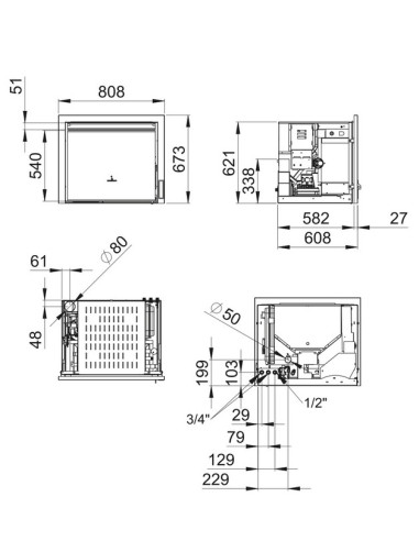 HIDROESTUFA INSERTABLE PELLET BRONPI... HIDROESTUFA INSERTABLE PELLET BRONPI...