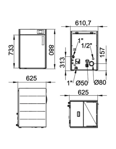 CALDERA PELLET BRONPI HYDROBOX 17KW