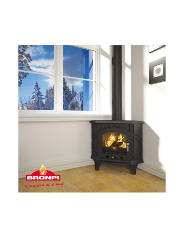 ESTUFA DE LEÑA FUNDICIÓN BRONPI ALTEA...