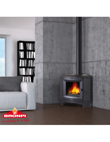 ESTUFA FUNDICIÓN BRONPI BREMEN ESQUINERA