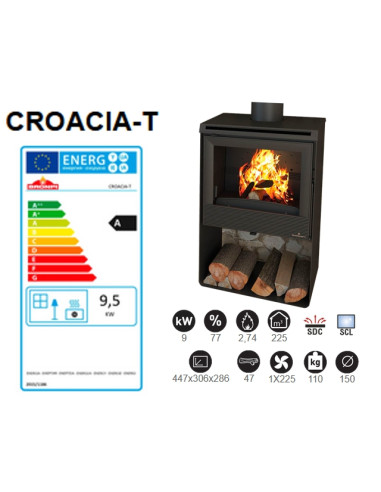 ESTUFA BRONPI CROACIA-T CON TURBINAS