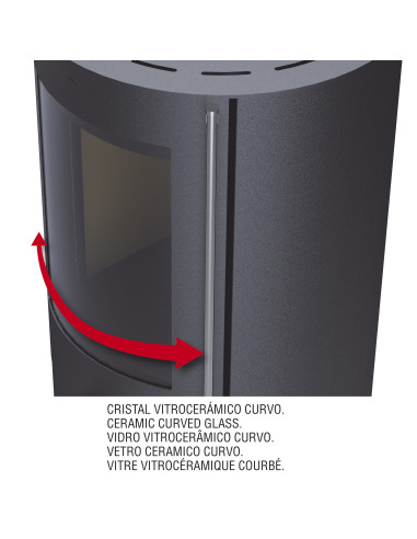 ESTUFA DE LEÑA BRONPI DOVER