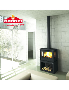 ESTUFA DE LEÑA BRONPI...
