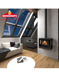 ESTUFA DE LEÑA BRONPI...
