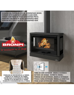 ESTUFA DE LEÑA BRONPI... 2