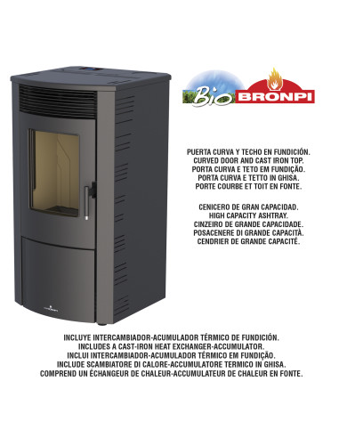 ESTUFA PELLET BRONPI ABRIL EXTRA -... ESTUFA PELLET BRONPI ABRIL EXTRA -...