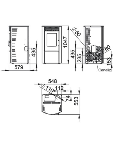 ESTUFA PELLET BRONPI ABRIL EXTRA -... ESTUFA PELLET BRONPI ABRIL EXTRA -...