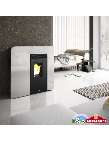 ESTUFA PELLET BRONPI EXTRAPLANA CLEO...